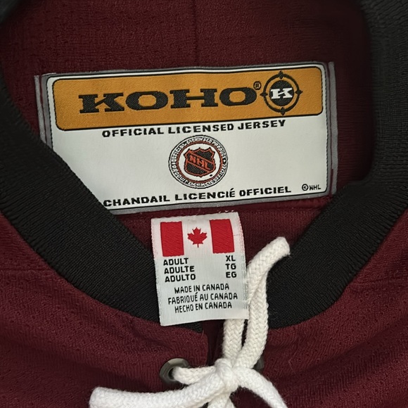 Colorado Avalanche Koho Alternate Jersey - Picture 3 of 4